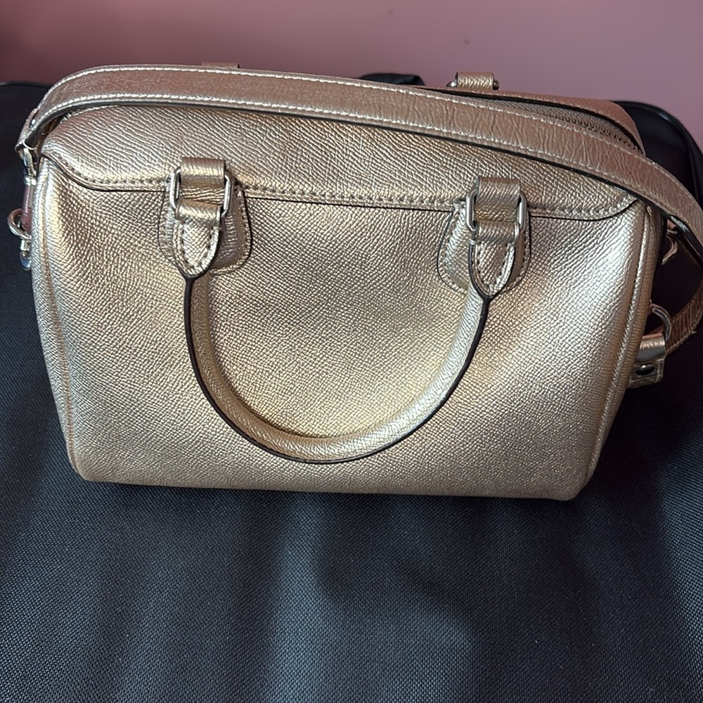 Coach MINI BENNETT SATCHEL (F39706) GOLD - Picture 2 of 11